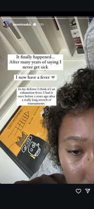 Naomi Osaka shared this story after her Wimbledon 2024 exit (IMAGE: Instagram \ @NaomiOsaka)